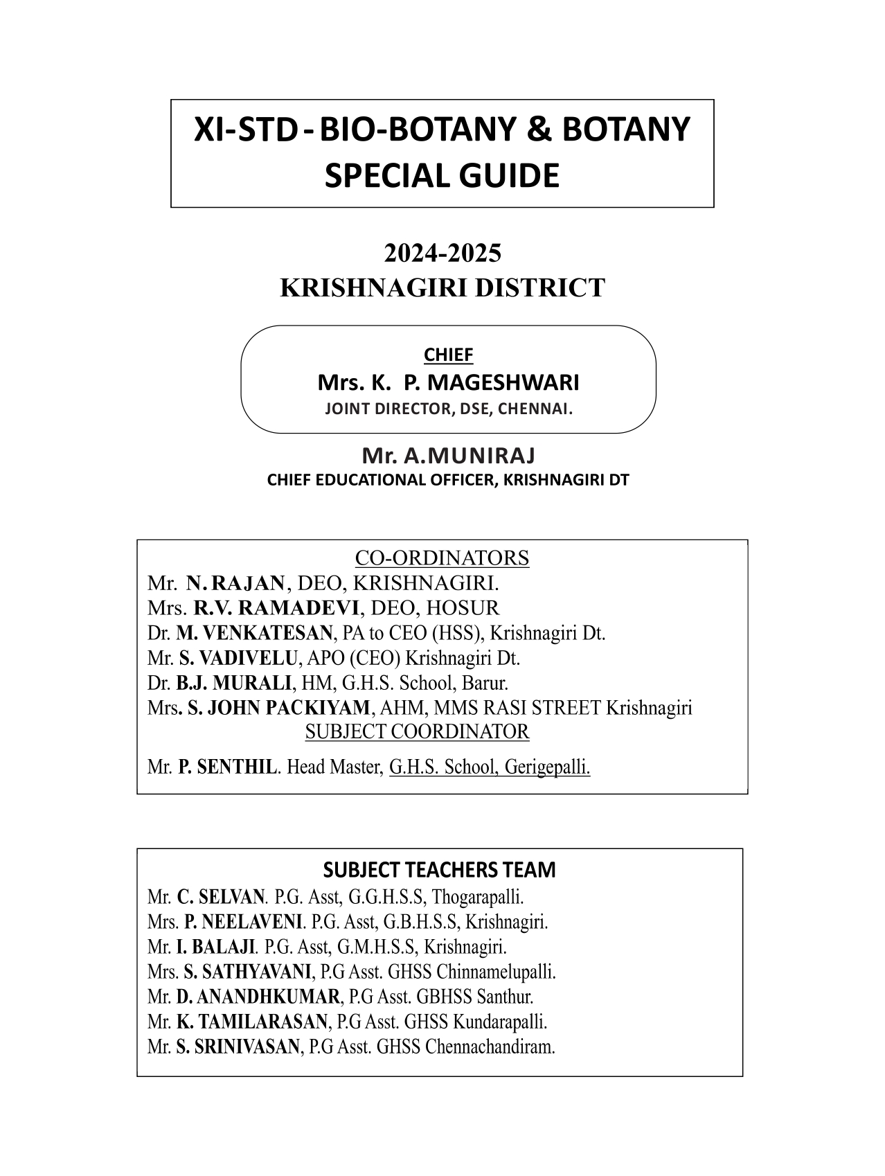 11th Botany English Medium